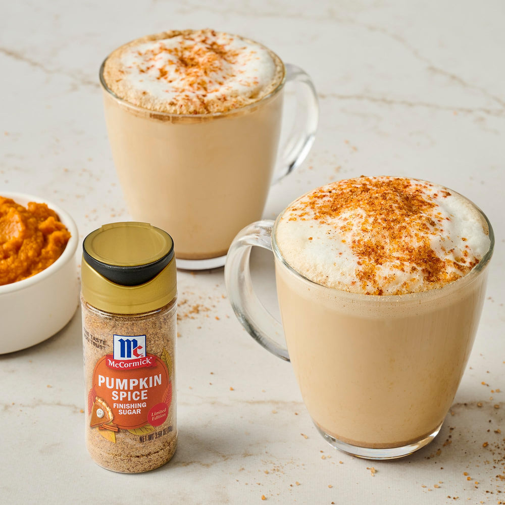Oatmeal topped with McCormick finishing sugar for gentle spice.