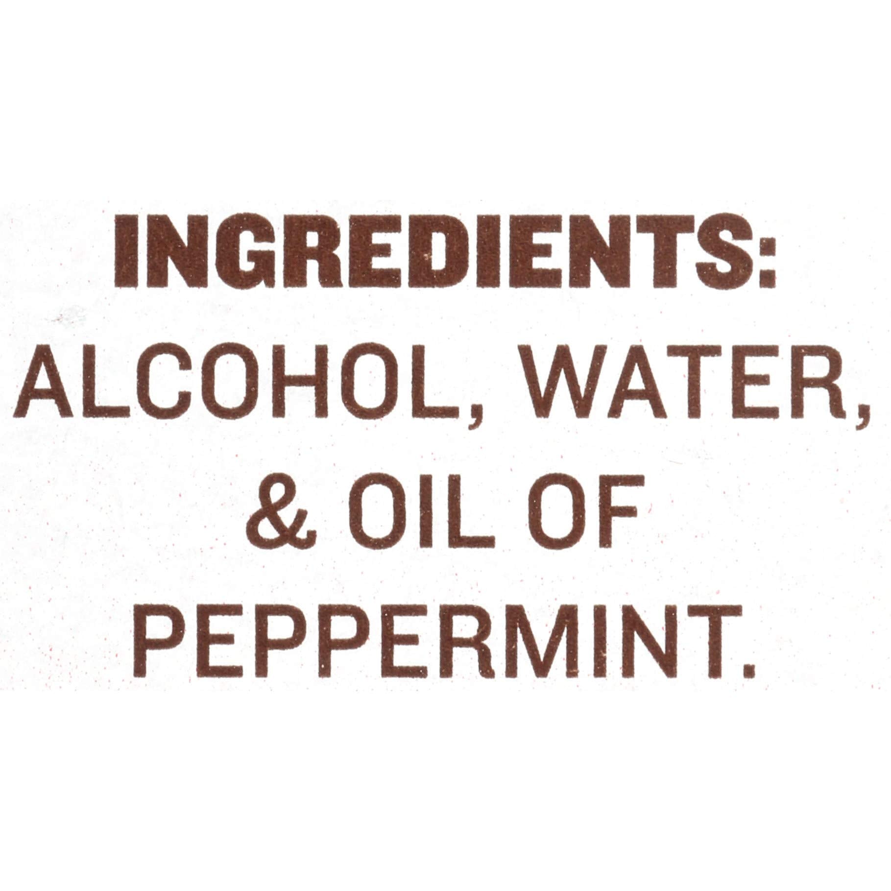 Pantry shot of McCormick peppermint extract beside baking staples