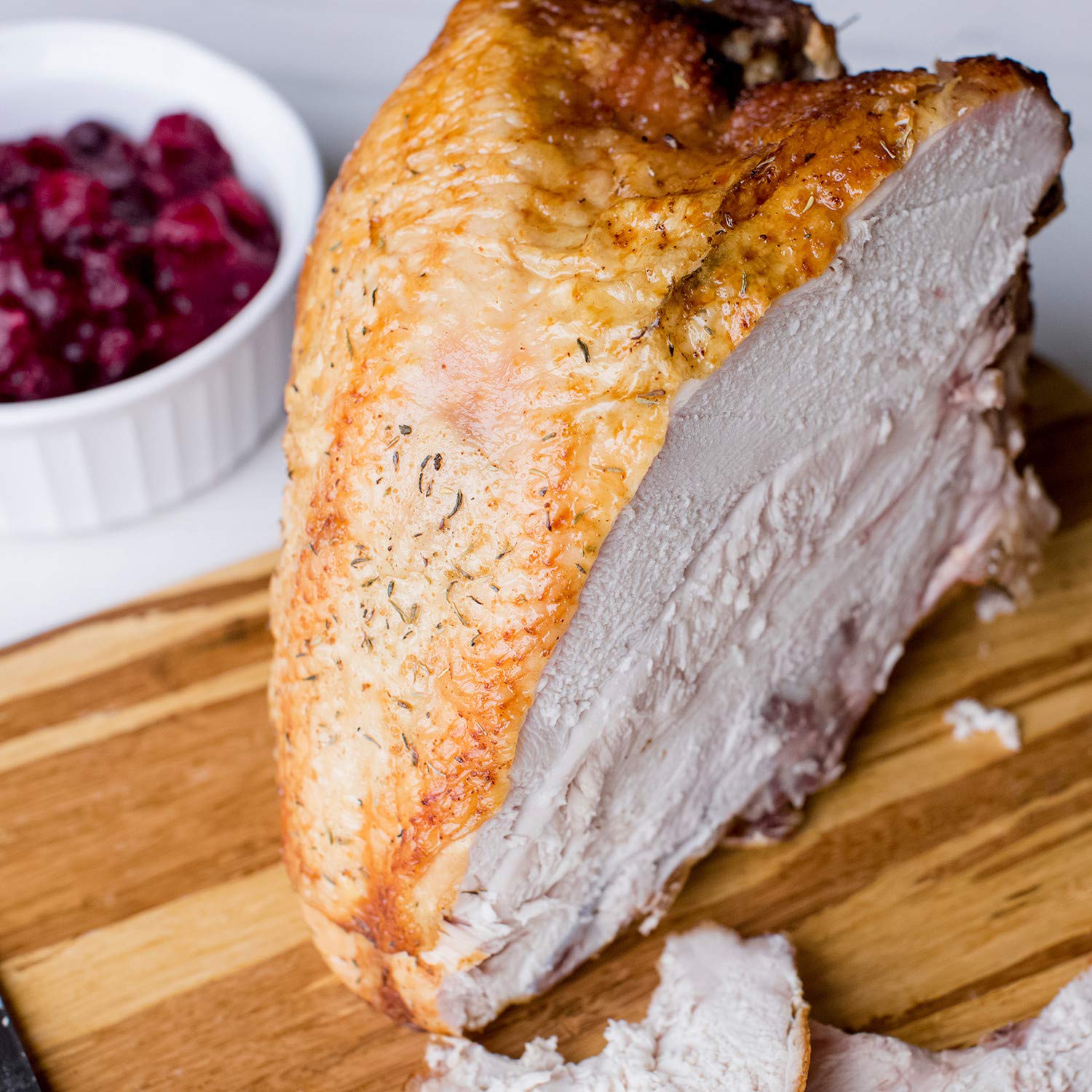 Roasted meat enhanced with McCormick black pepper