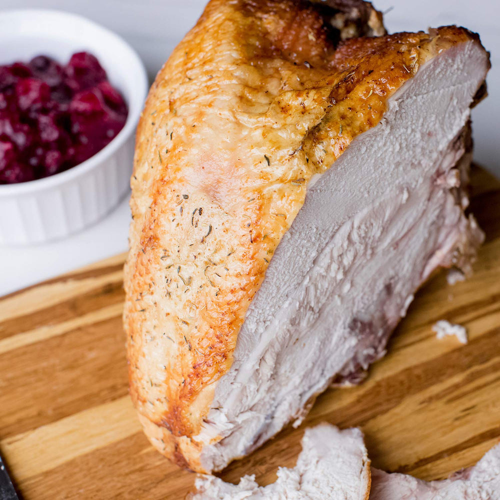Roasted meat enhanced with McCormick black pepper