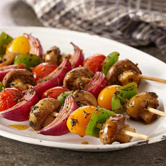 Vegetables on the grill seasoned with Roasted Garlic & Herb.