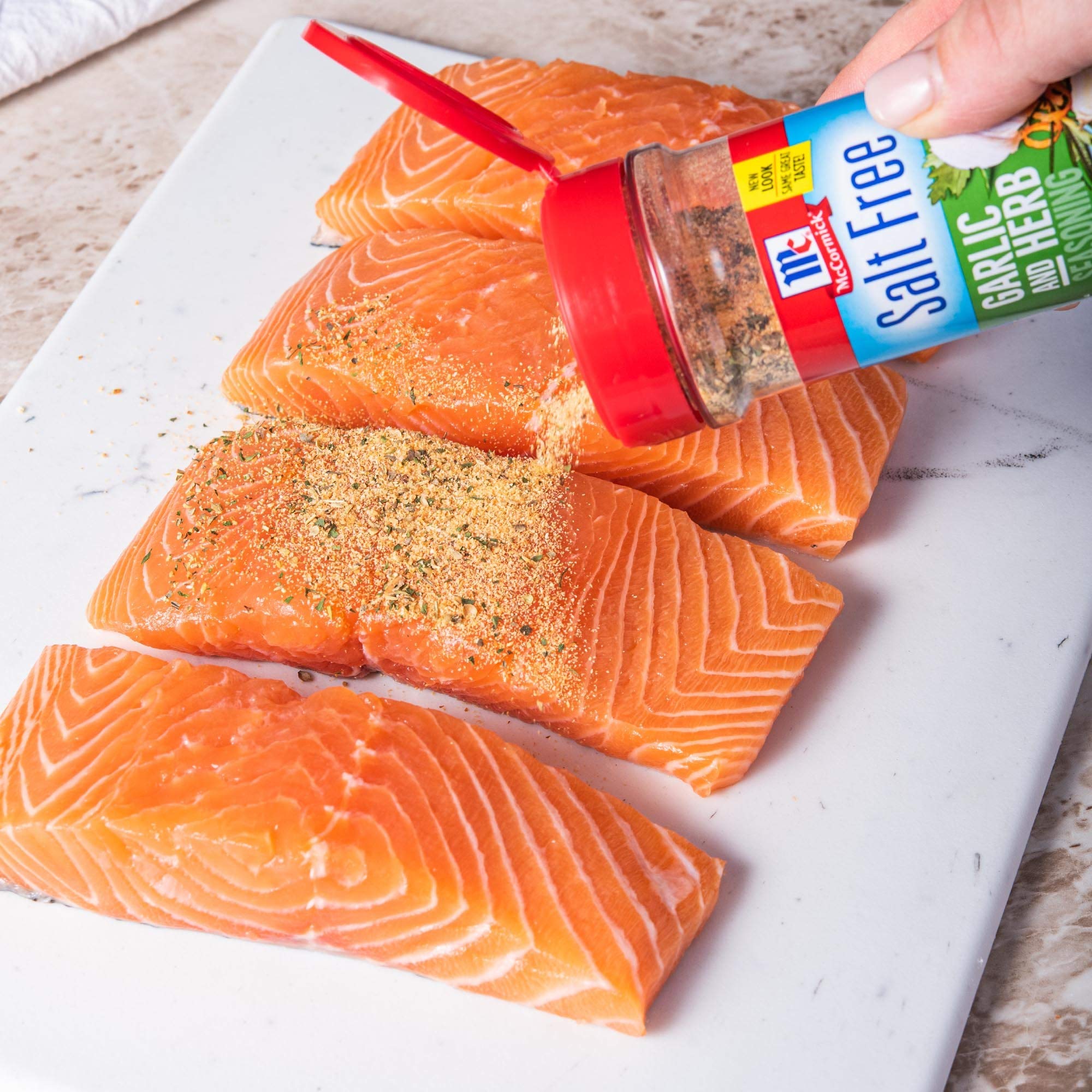 McCormick flip-top bottle enables easy, mess-free flavoring