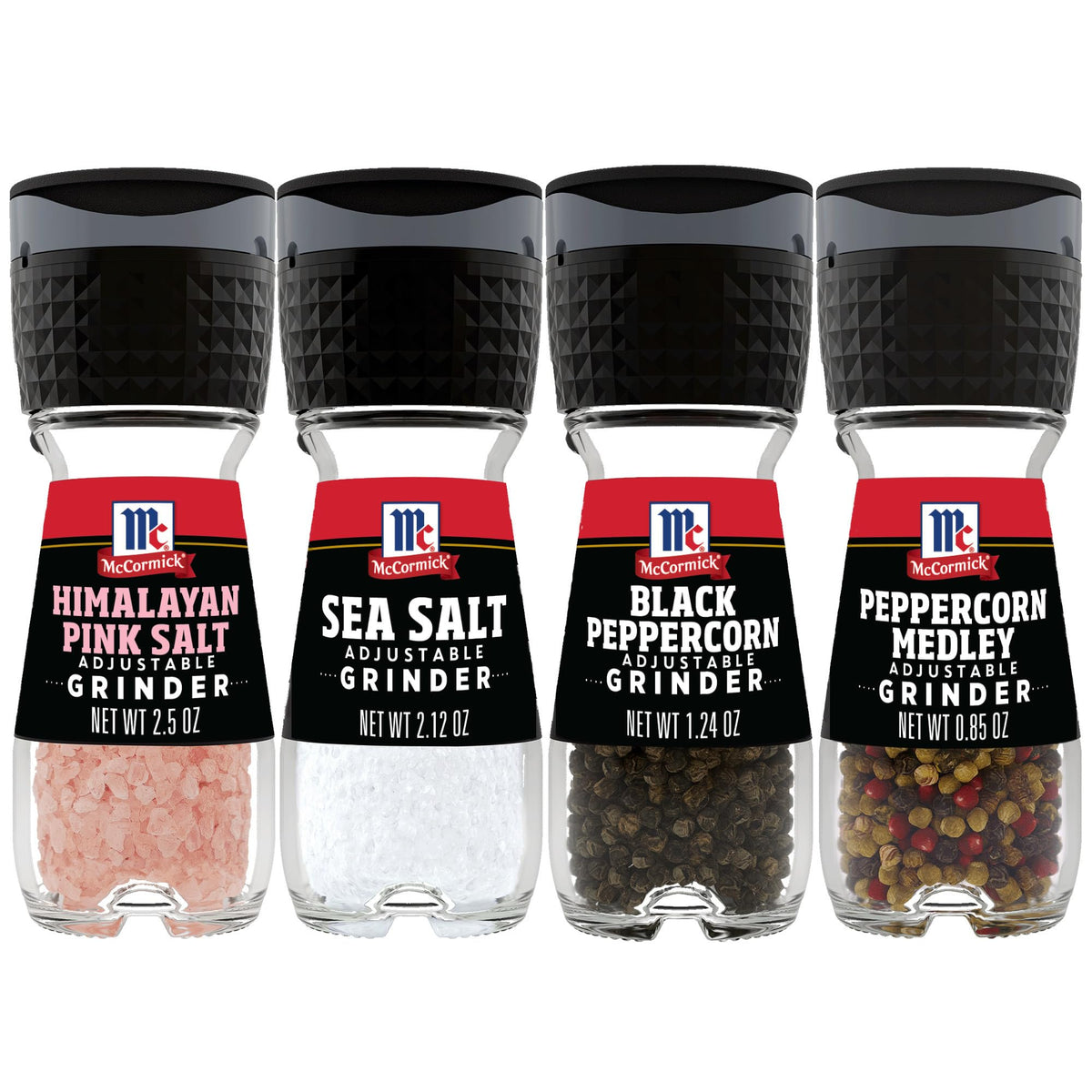 McCormick Himalayan pink salt grinder close-up for versatile seasoning