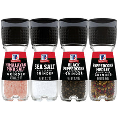 McCormick Himalayan pink salt grinder close-up for versatile seasoning