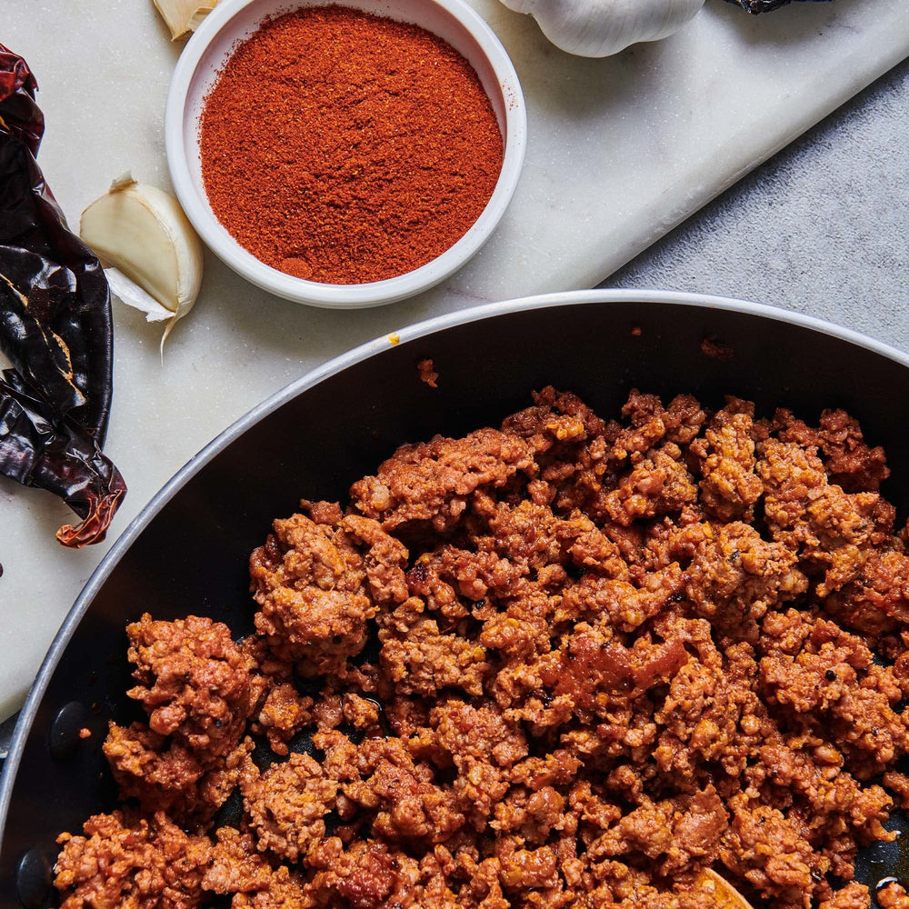 McCormick Smoked Paprika powder close-up shows deep red hue