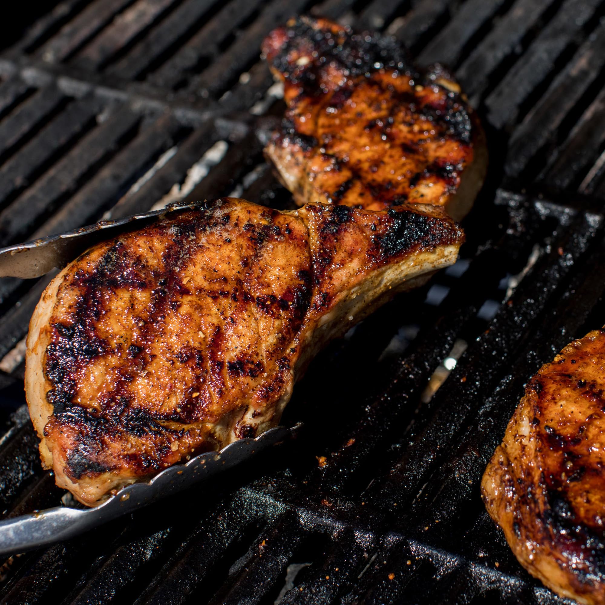 Chicken dish dusted with McCormick Smokehouse Maple Seasoning for caramelization.