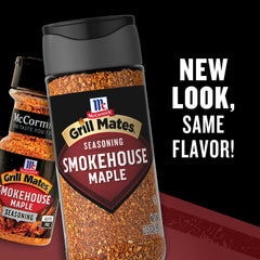 McCormick Smokehouse Maple Seasoning being measured with a spoon for precision.