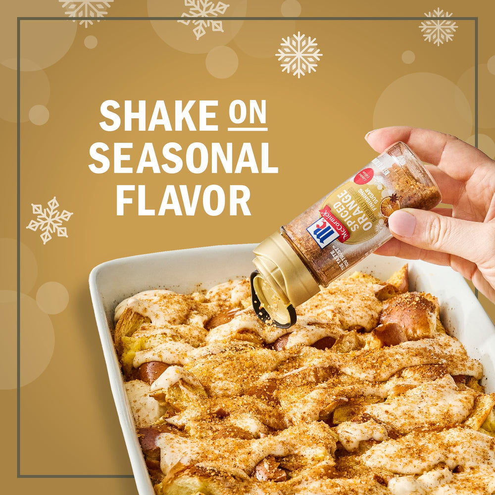 McCormick Spiced Orange Finishing Sugar adds citrus warmth to hot tea