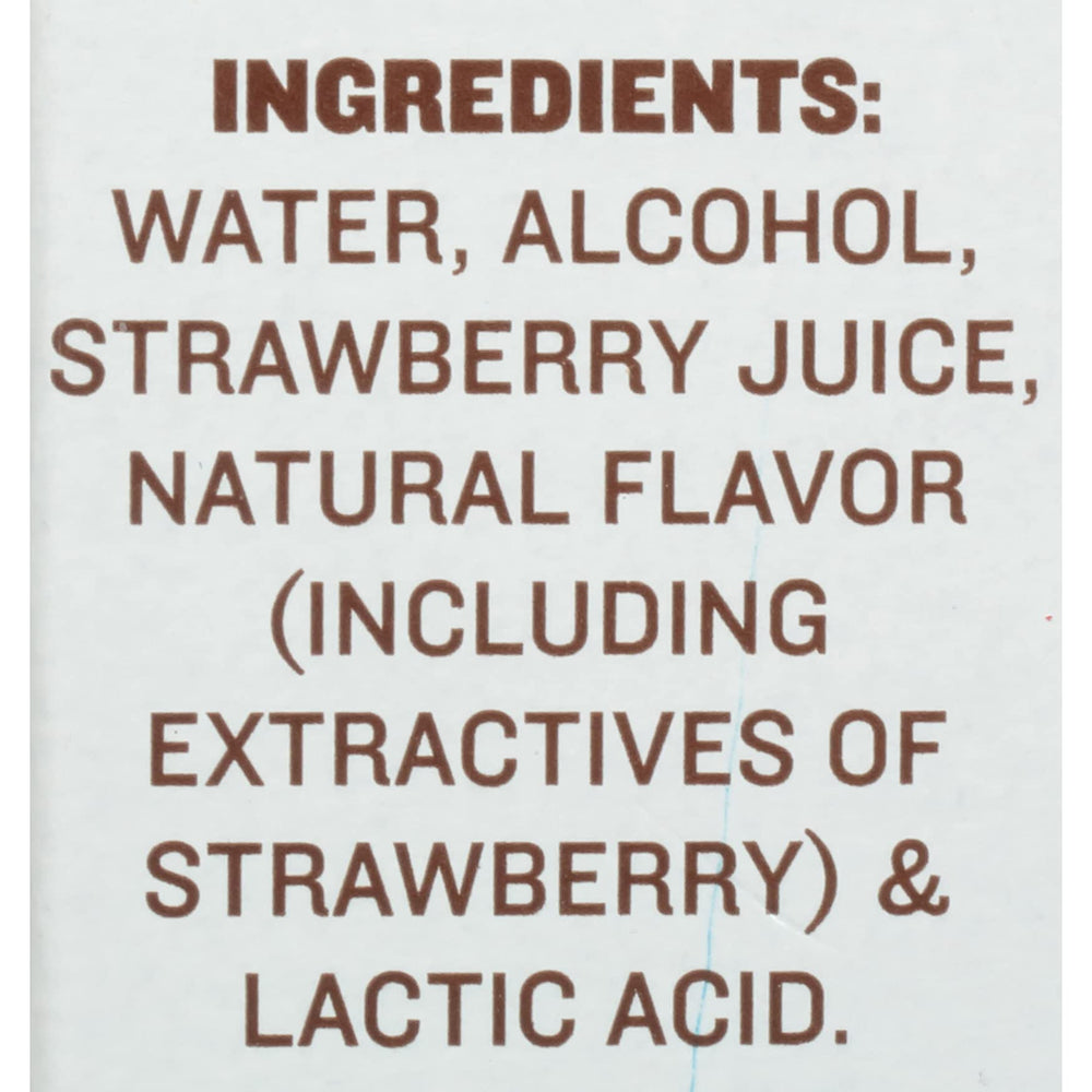 McCormick Strawberry Extract bottle shows no artificial colors in recipes.