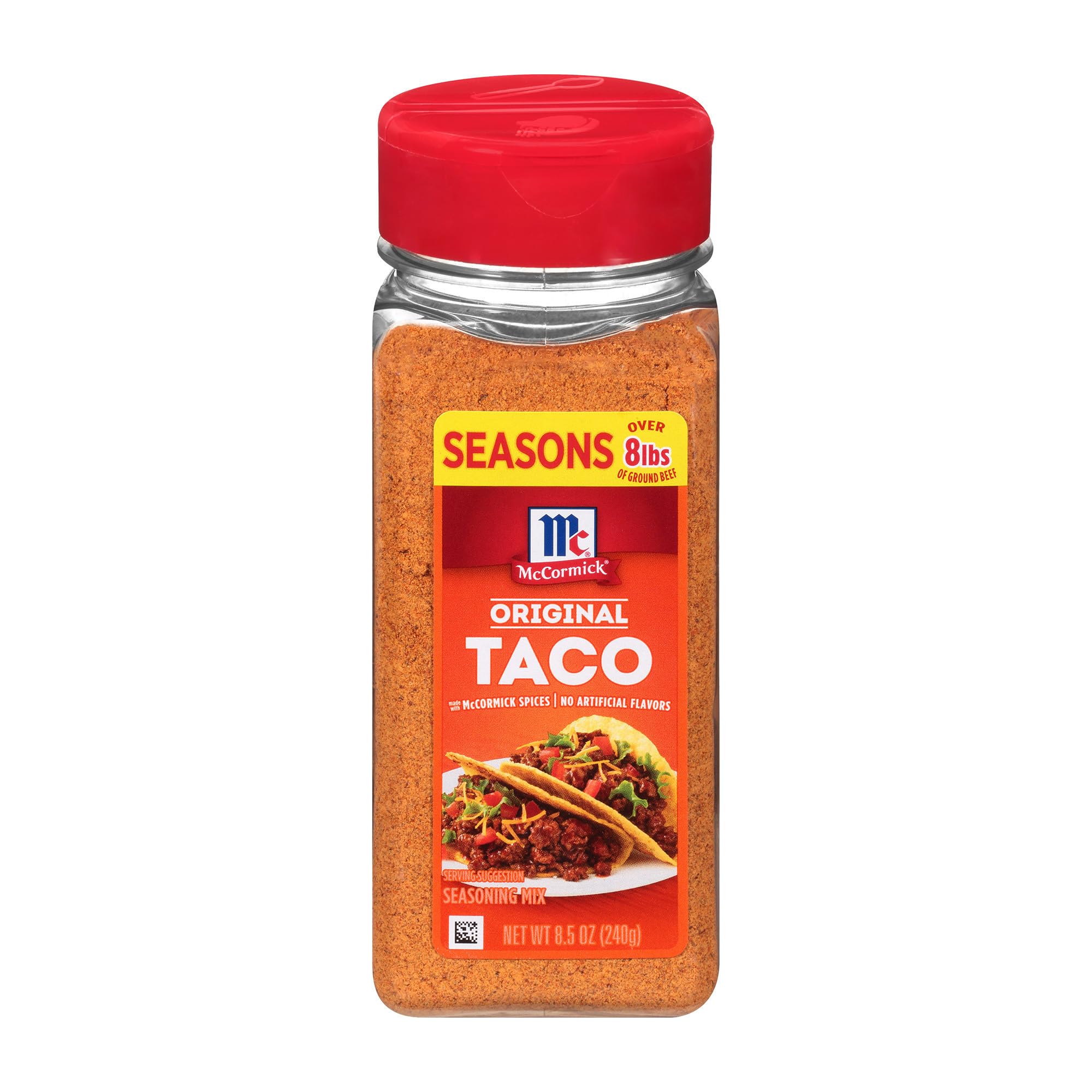 McCormick Taco Seasoning Mix original bottle ready for quick weeknight tacos