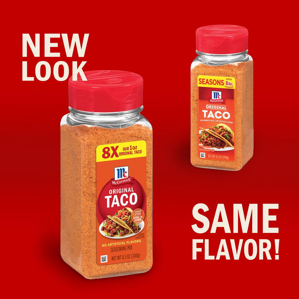 McCormick Taco Seasoning Mix spice scoop measuring spices