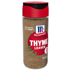 McCormick Thyme Leaves close-up showing piney aroma and subtle minty notes.