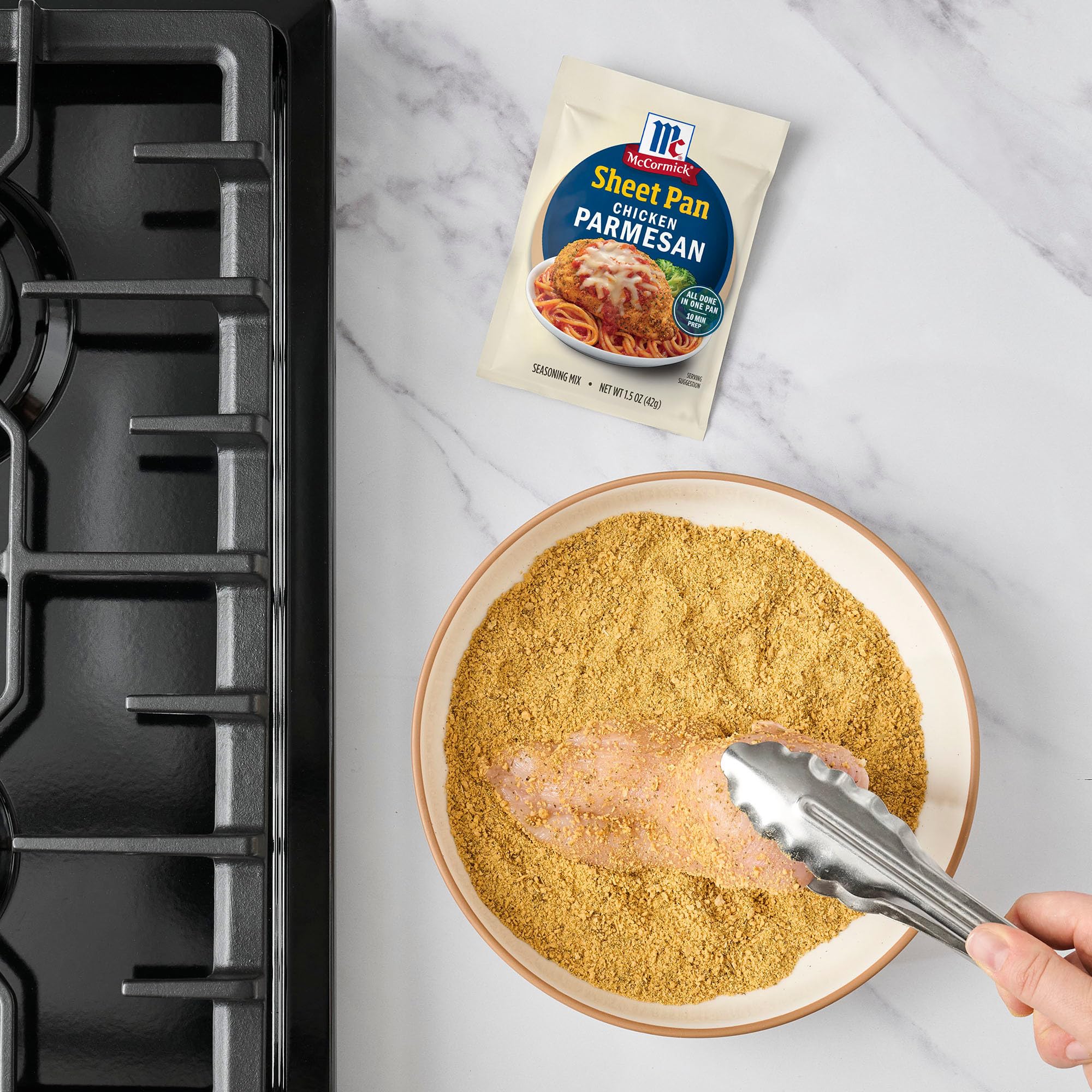 McCormick one sheet pan solution for minimal cleanup after dinner