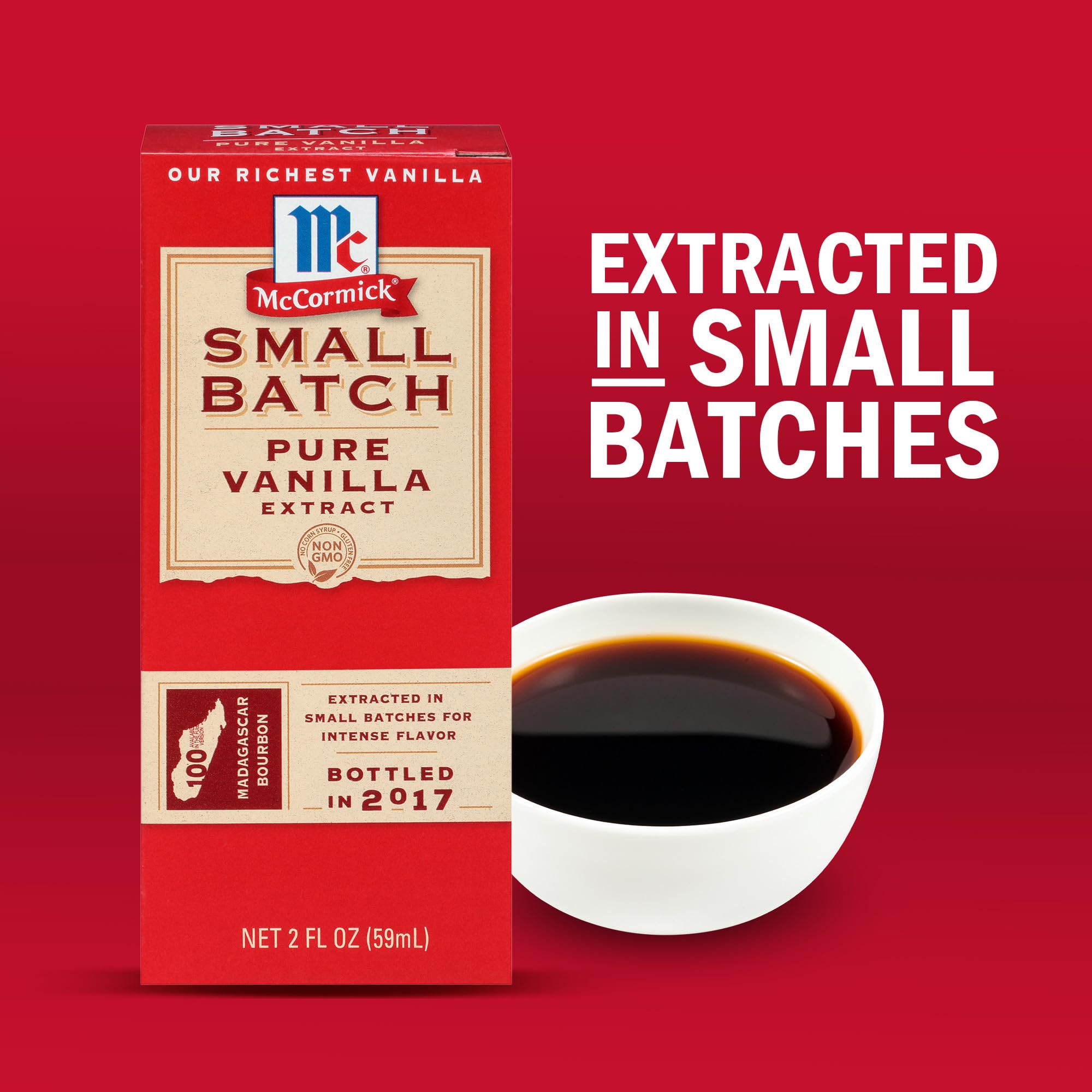 McCormick vanilla beans Madagascar visible for premium single-origin flavor