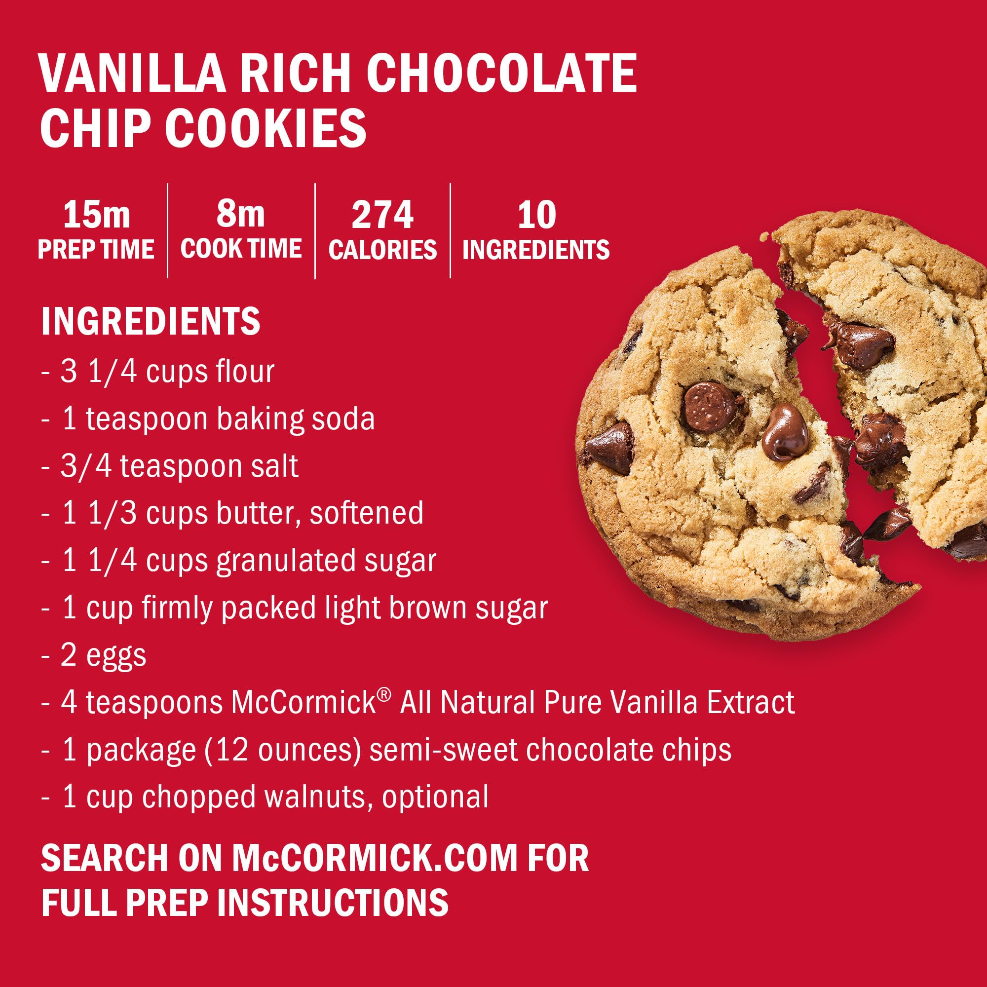 McCormick Vanilla Extract added to pie filling for depth.