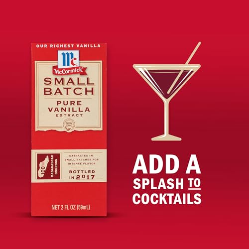 McCormick Vanilla Extract small batch process shown on label