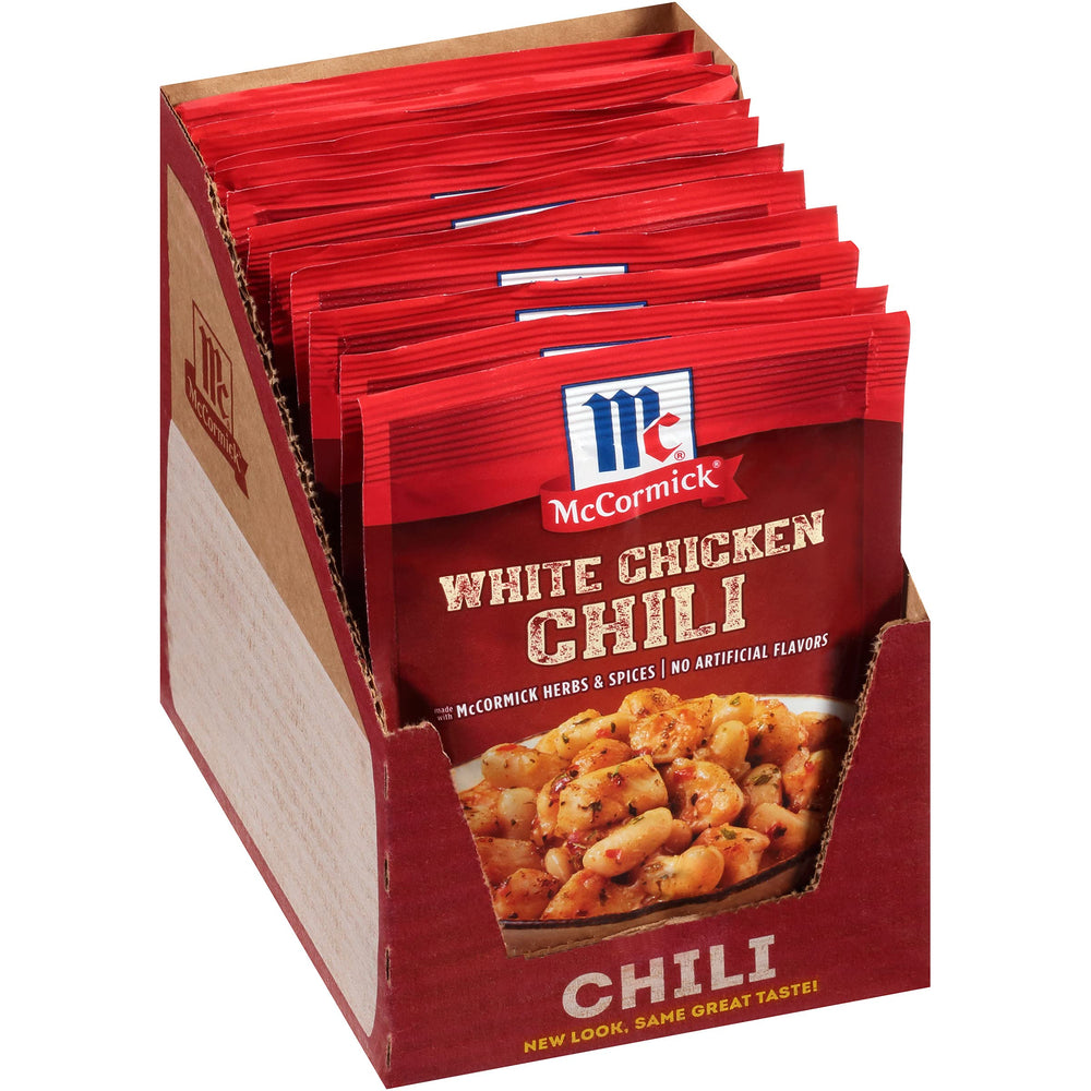 McCormick White Chicken Chili Seasoning Pack-12 ready for quick weeknight dinners
