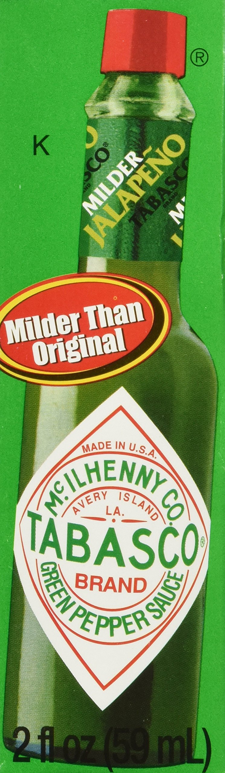 McIlhenny TABASCO Green Jalapeño sauce bottle adds vibrant flavor to meals.