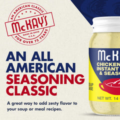 McKay's Vegan Chicken Seasoning sauce pan boosts sauces and gravies with savory depth