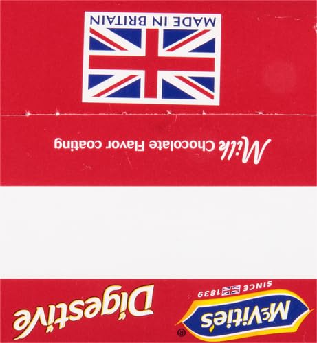 Biscuit crumbs and a mug scene featuring McVitie's Digestive Milk.