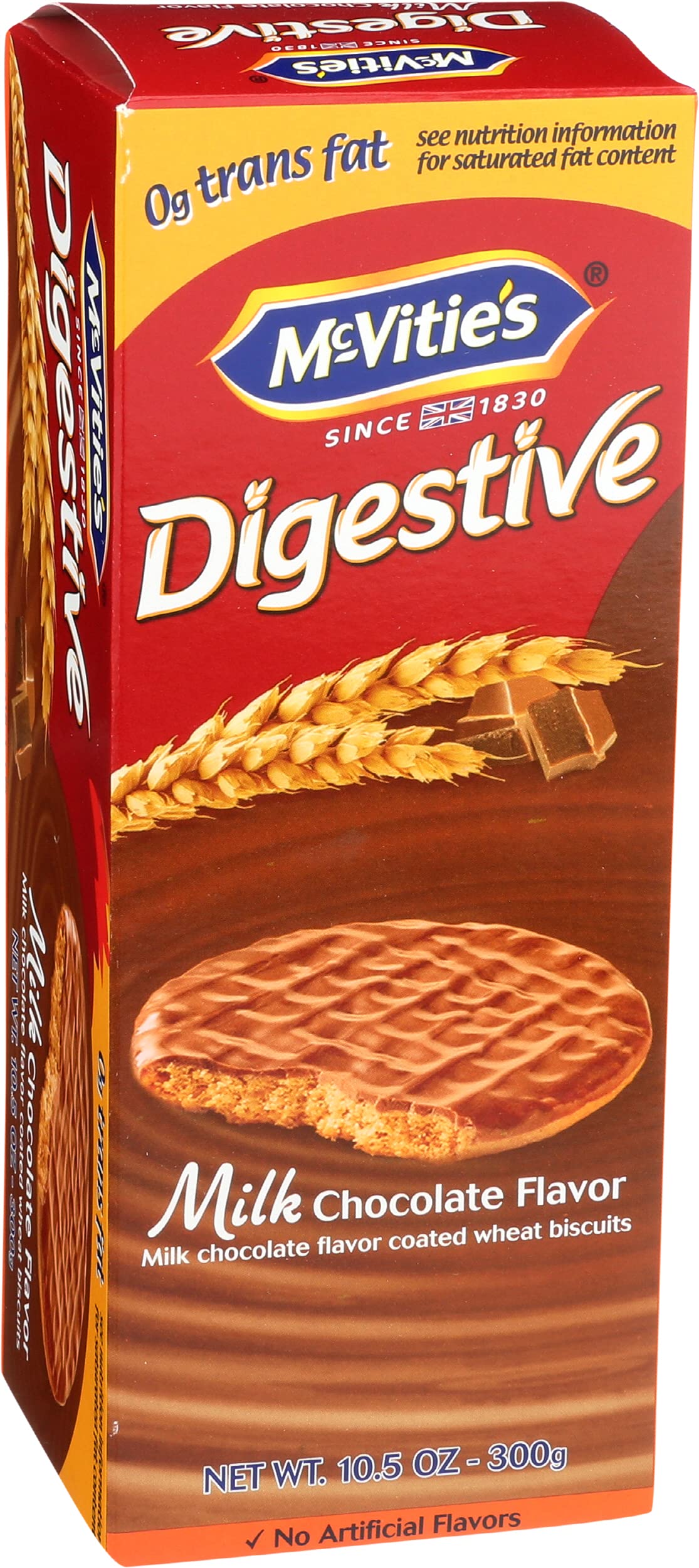 McVitie's Digestive Milk on a serving dish, ready for sharing.