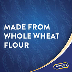 McVitie's Digestives Milk Chocolate cross-section shows smooth chocolate layer.