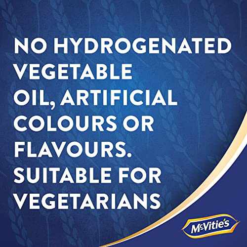 McVitie's Digestives Milk Chocolate served with tea, a comforting snack.