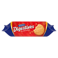 McVitie's Digestives Original biscuits on a plate, perfect for dunking.
