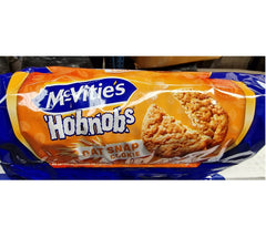 Close-up of McVitie's Hobnobs Original biscuits showing oats and crunch