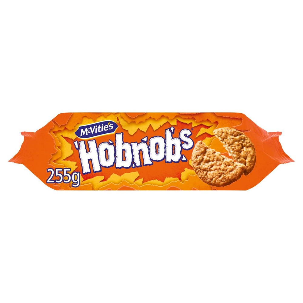 McVitie's Hobnobs Original served with tea, a cozy snack moment