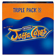McVitie's Jaffa Cakes triple pack box, 30 cakes, ideal for sharing