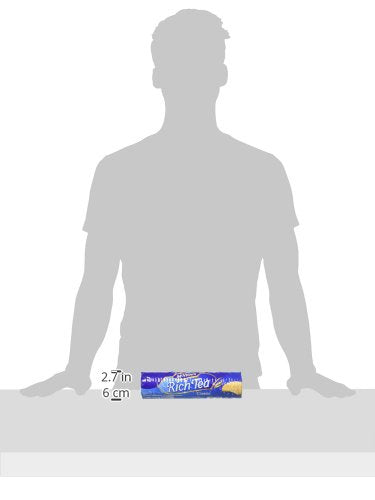 McVitie's Rich Tea Biscuits ready to snack, versatile with toppings.