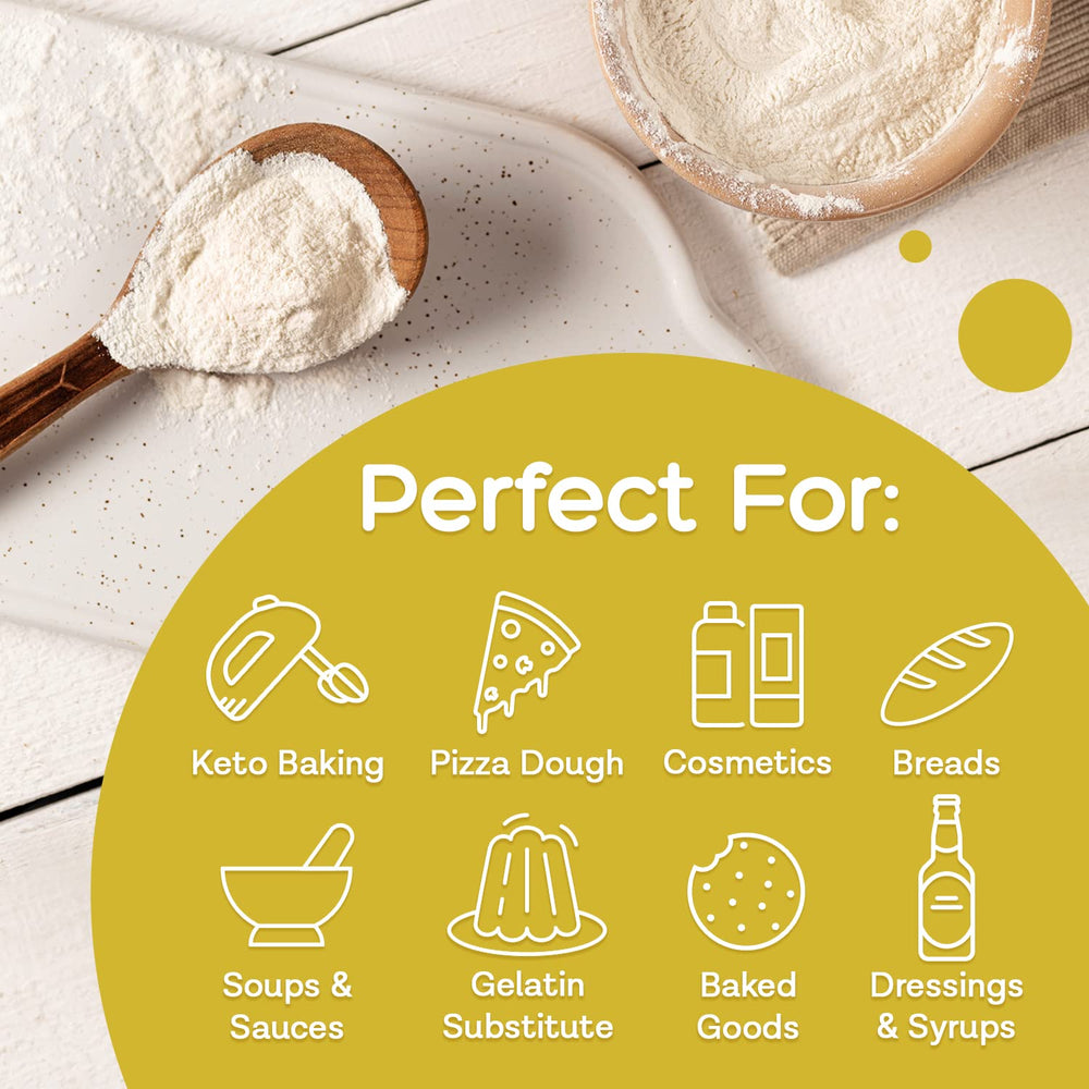 MD.LIFE Xanthan Gum thickens sauces and dressings for creamy textures