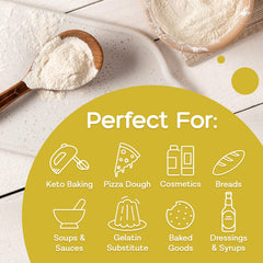 MD.LIFE Xanthan Gum thickens sauces and dressings for creamy textures