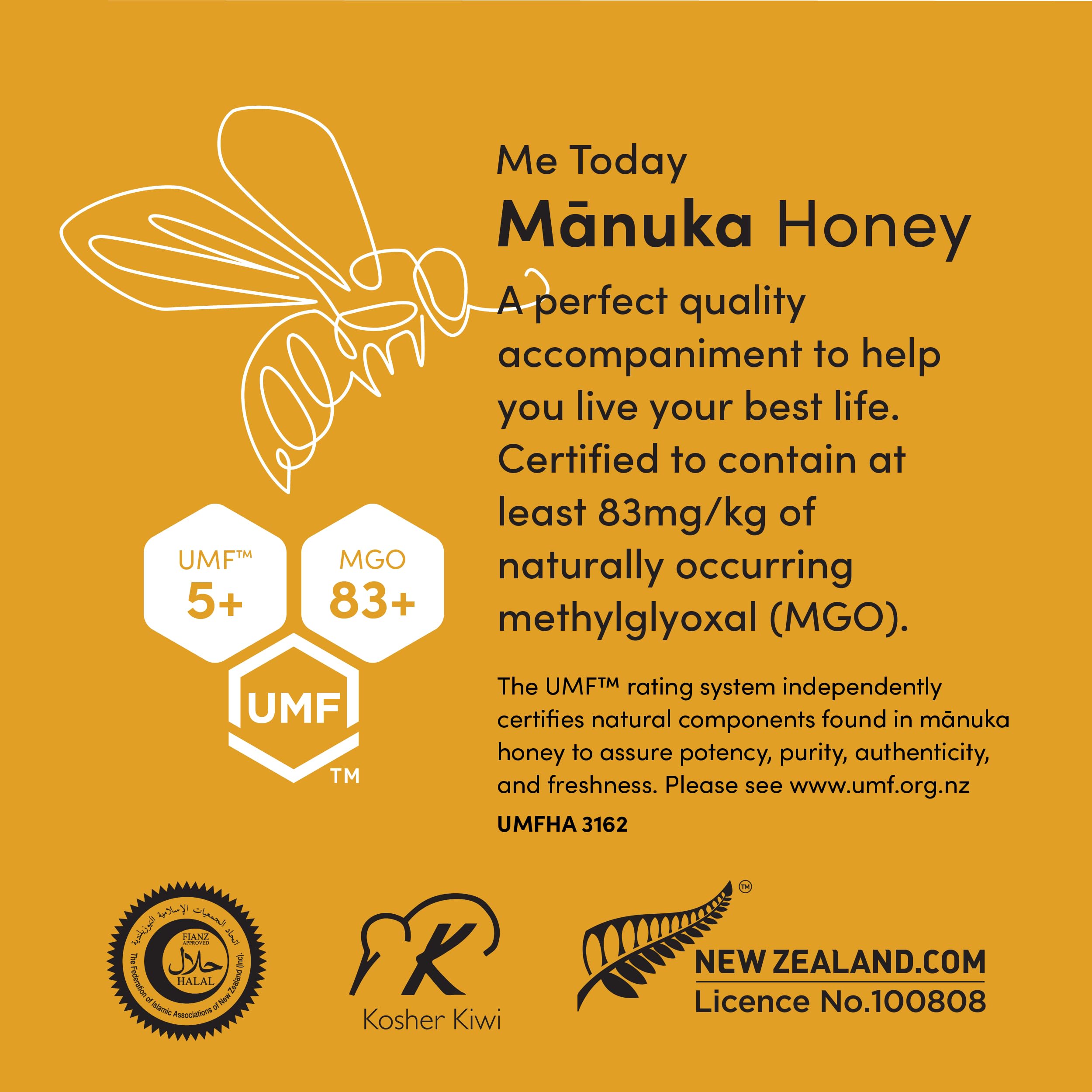 Me Today Manuka Honey on toast or in tea offers daily flavor moments
