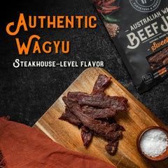 Meat Artisan Wagyu Sweet Heat jerky gift pack