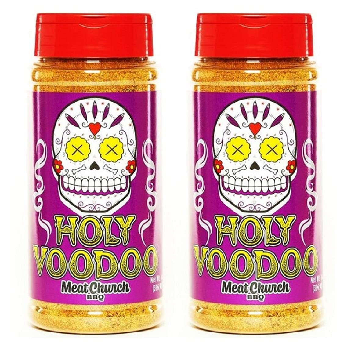 Meat Church VooDoo bottle front view ideal for poultry and vegetables.