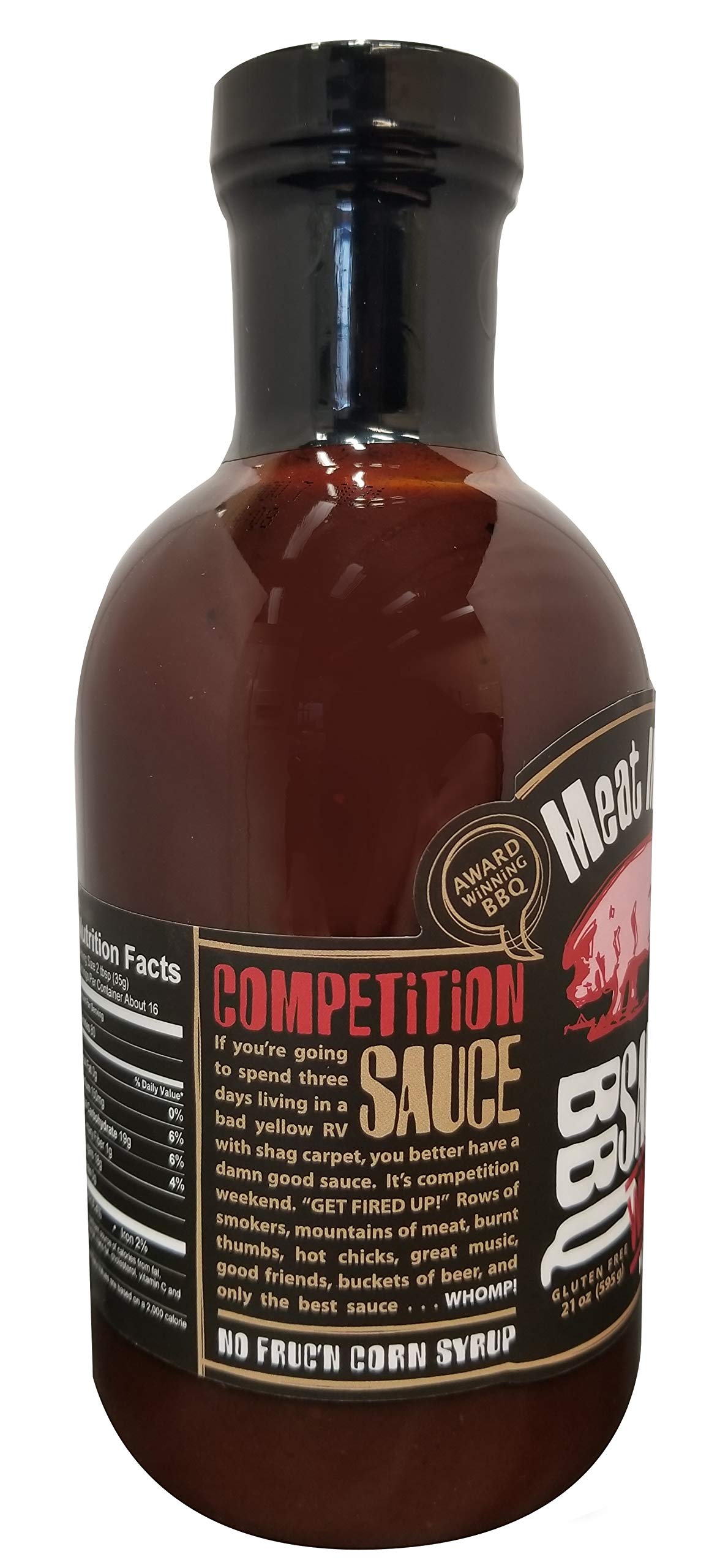 Meat Mitch WHOMP! sauce served on ribs with a shiny, flavorful coating
