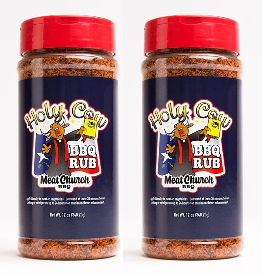 Meat Church Holy Cow rub bundle front view for beefy flavor on brisket