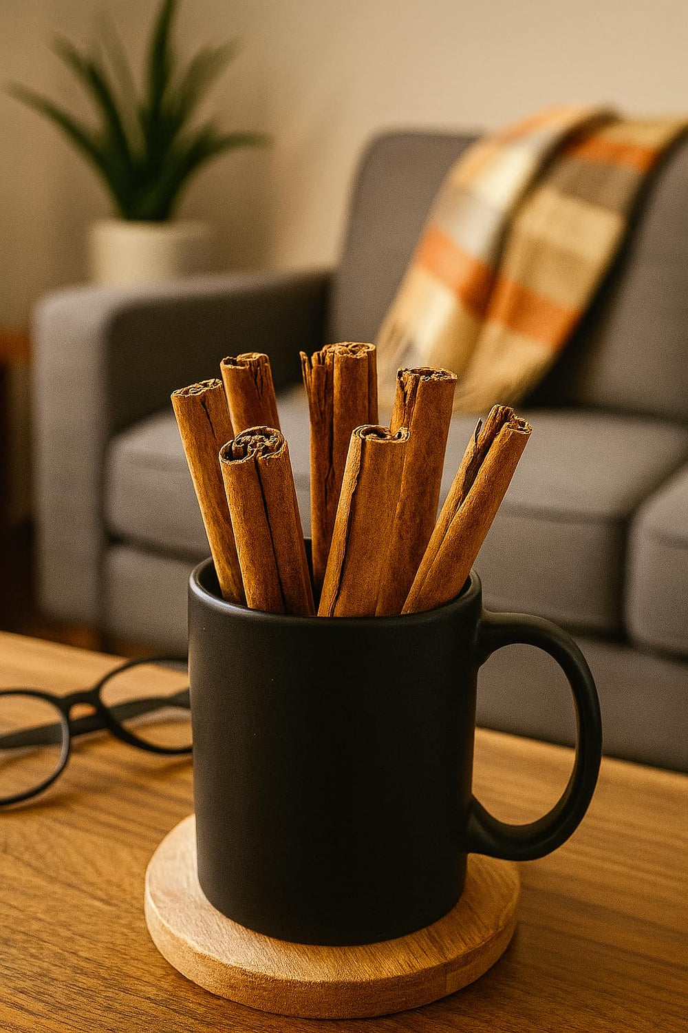 Mecca Foods premium Ceylon cinnamon sticks in stylish label jar