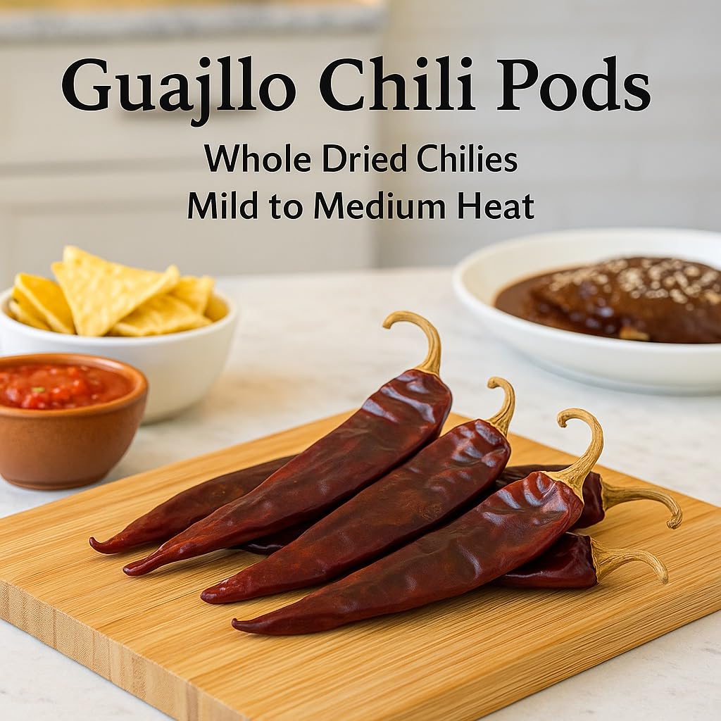 Guajillo chiles as a mole ingredient from Mecca Foods.