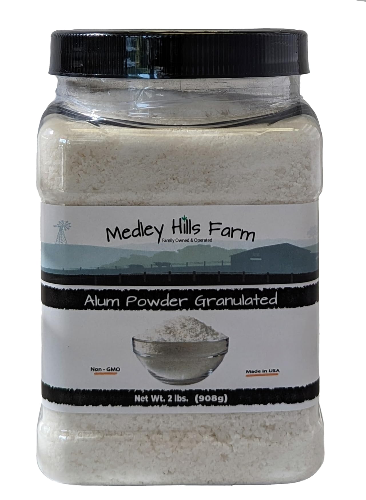 Medley Hills Farm Alum Powder bottle for versatile kitchen and craft use