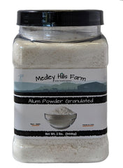 Medley Hills Farm Alum Powder bottle for versatile kitchen and craft use