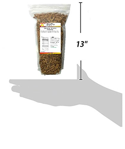 Medley Hills Farm sealed resealable bag preserves freshness for on-the-go narrow sesame sticks.
