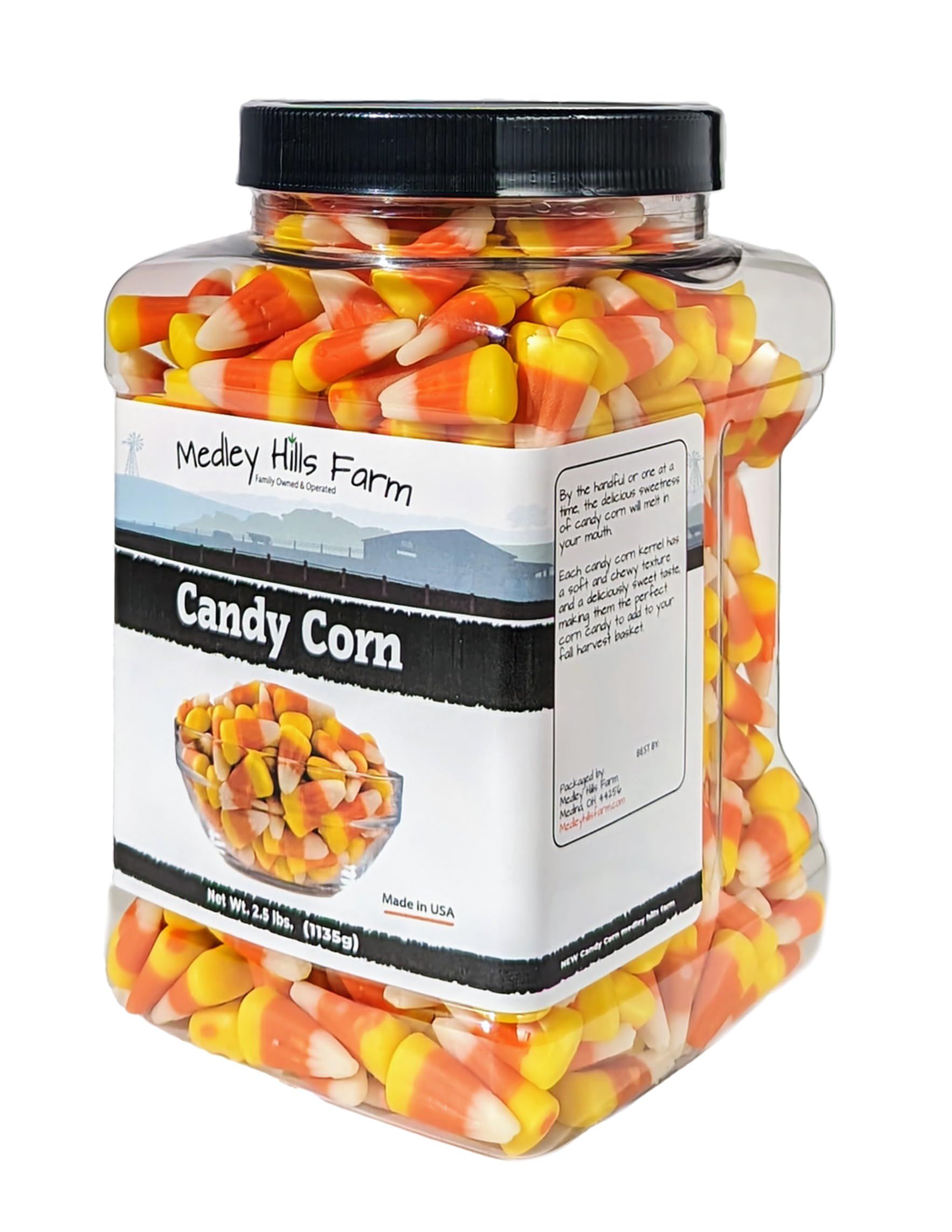 Medley Hills Farm candy corn with vibrant colors for decorating