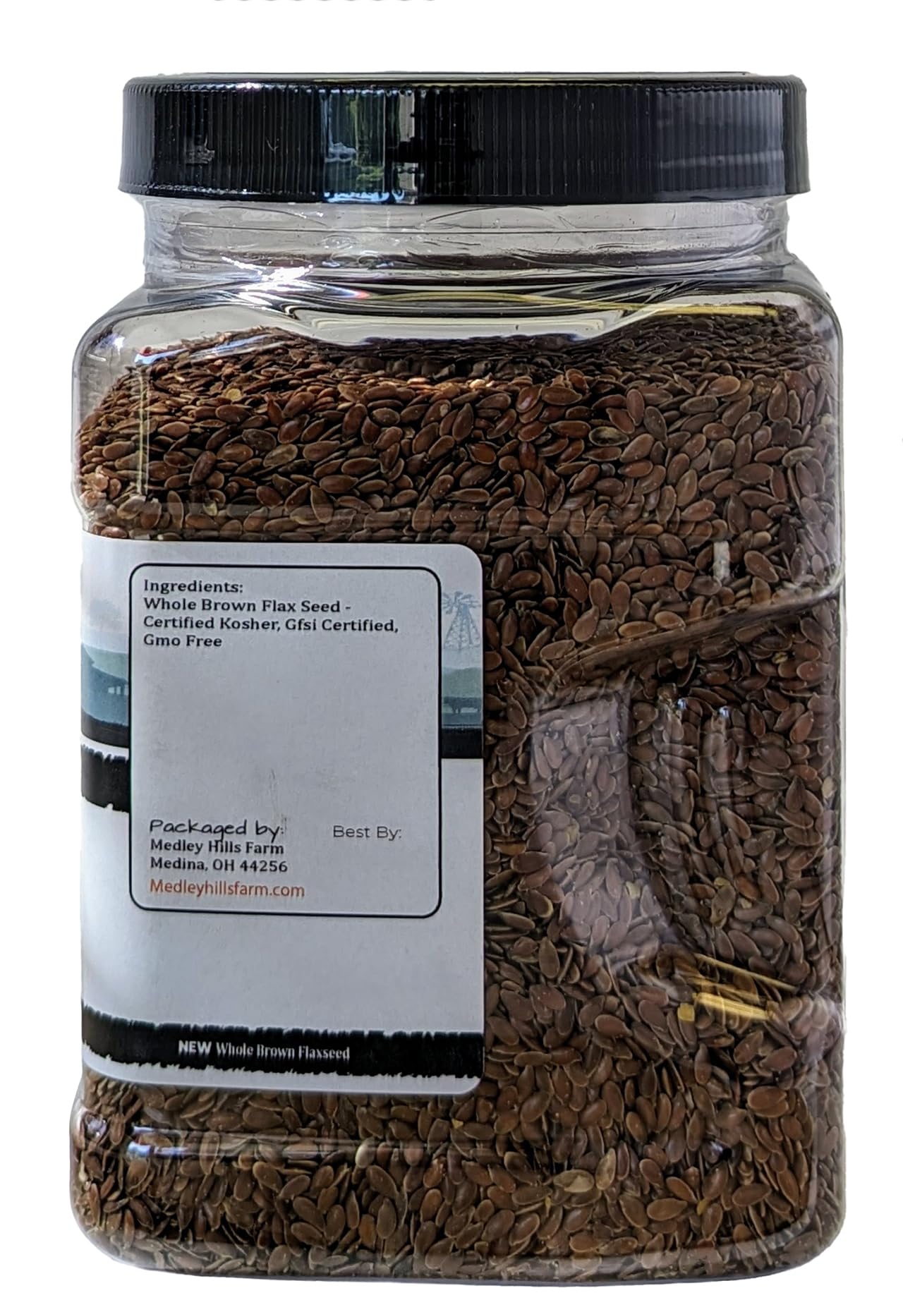 Medley Hills Farm flaxseed pack ready for sprouting and fresh greens