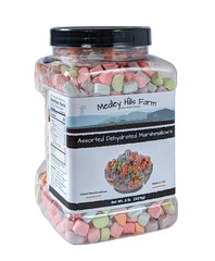 Bright marshmallows topping a mug of hot chocolate from Medley Hills Farm.