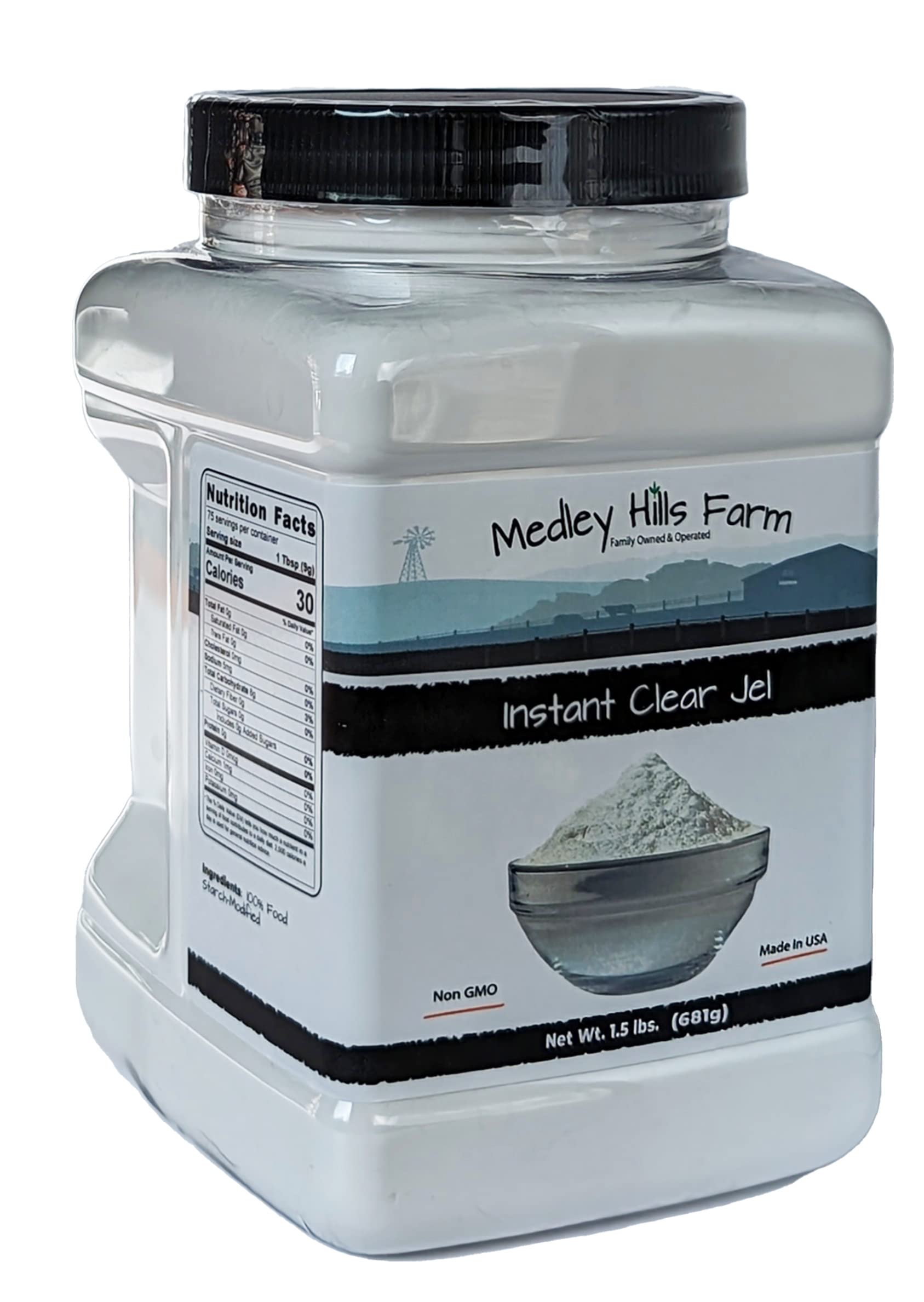 Medley Hills Farm Instant Clear Jel powder close-up for versatile thickening