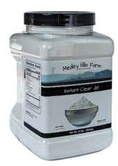 Medley Hills Farm Instant Clear Jel powder close-up for versatile thickening