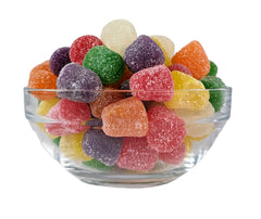 Medley Hills Farm Spice Drops in reusable container, keeps candies fresh and handy.